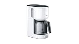 Braun Household PurEase Kaffeemaschine KF 3100 WH – Filterkaffeemaschine mit Glaskanne für 10 Tassen…