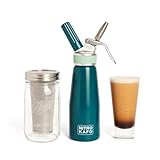Nitro KAFO 0,5L Cold Brew Coffee Maker Mason Jar Kaffeemaschine und Nitro Kaffeemaschine für Nitro Coffee…