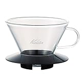 Kalita Wave Pour Over Coffee Driper, Größe 185 °, für 160-26 Unzen, Single Cup Maker, hitzebeständiges…