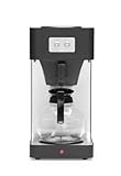 HENDI Kaffeemaschine, Schnellfiltersystem, für gemahlenen Filterkaffee, mit 1,8L Glaskanne, Polypropyplen…