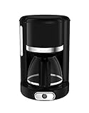 Moulinex FG3818 Soleil Glas-Kaffeemaschine (1000 Watt, Kapazität: 1,25 Liter, automatische Abschaltung)…