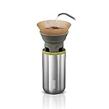 WACACO Cuppamoka Filterkaffeemaschine, Tragbare Kaffeemaschine mit Thermoskanne, Kleine Filtermaschine…