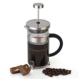 BergHoff Kaffeepresse / Teepresse – Essentials (French Press 0,35 L, Kaffeebereiter aus Edelstahl, spülmaschinenfest,…