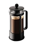 Bodum 1783-01 KENYA Kaffeebereiter (French Press System, Spülmaschinengeeignet, 0,35 liters) schwarz,…