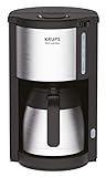 Krups KM305D Filterkaffeemaschine ProAroma | Thermo- Edelstahlkanne | Automatische Abschaltung | 10-15…