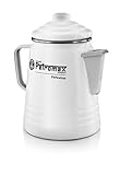 Petromax Emaille Kaffeekanne Kanne, Weiß, 1.5 Liter