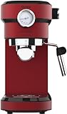 Cecotec Espressomaschine mit Manometer Cafelizzia 790 Shiny Pro. Doppelter Auslaufarm und zwei Filter,…