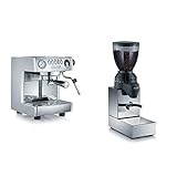 Graef ES850EU Espressomaschine, 2.5 liters & CM850EU Kaffeemuehle Edelstahl, Schwarz Stahl-Kegelmahlwerk