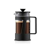 Bodum CREMA Kaffeebereiter (French Press System, Permanent Edelstahl-Filter, Sicherheits-Deckel, 0,35…