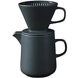 WALZION 850.5 g Kaffeemaschine Presse Kaffeemaschine mit Hand Kaffeekanne Set Keramik Kaffeefilter Tasse…