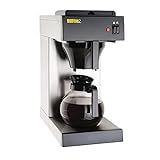 Buffalo 2kW Filterkaffeemaschine 2 Liter, Edelstahl, manuelle Befüllung, unabhängiger Kochplattenschalter,…