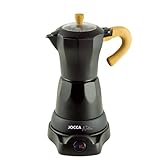 Jocca - Elektrische italienische Kaffeemaschine der Linie Nature | 6 Tassen | Kabelloser Krug | elektrischer…