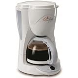 DeLonghi ICM2.1 Filterkaffeemaschine-10 Tassen Weiß 1000 W