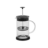 RESTO 90502 French Press System Tee/Kaffeebereiter aus hitzebeständigem Borsilikatglas mit Glasgriff,…
