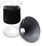 La Cafetière C000878 Seattle Drip Kaffeebereiter-Set in Geschenkbox, 3-teilig, Borosilikatglas/Polypropylen-Kegel/Silikon-Hülse