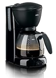 Braun Household CaféHouse PurAroma Plus Kaffeemaschine KF 560/1 – Filterkaffeemaschine mit Glaskanne…