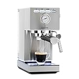 Klarstein Pausa Espressomaker, Siebträgermaschine mit 1350 Watt, Espressomaschine 20 Bar Druck, Siebträger…