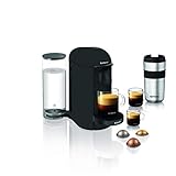 Krups YY2778FD Nespresso Vertuo Kapselmaschine für Espresso oder Kaffee, 40 ml bis 410 ml, Titan noir…