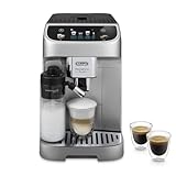 De'Longhi Magnifica Plus ECAM322.70.SB Kaffeevollautomat mit LatteCrema-Milchsystem für Automatischen…