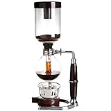 Homend 5 Tassen Tischsiphon (Siphon) Kaffeemaschine mit Alkoholbrenner, Kunststoff-Kaffeepulverlöffel,…