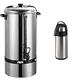 Saro Gastro Kaffeemaschine mit Rundfilter Modell Saromica 6015 Industriekaffeemaschine, Silber & axentia…