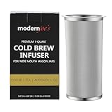 Modern Joe's Premium Kaffeebereiter für 1 QT Einmachgläser mit breiter Öffnung, ideal für Eiskaffee…