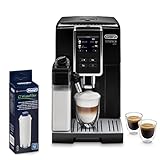 De'Longhi Dinamica Plus ECAM 370.70.B Kaffeevollautomat mit LatteCrema Milchsystem, 3,5 Zoll TFT schwarz…