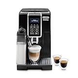 De'Longhi Dinamica ECAM 350.55.B Kaffeevollautomat mit LatteCrema Milchsystem, Cappuccino, Espresso…