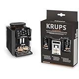 Krups Sensation Kaffeevollautomat, Milchschaumdüse, 5 Getränke & XS5300 Reinigungs- u. Pflegeset für…