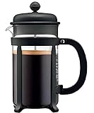Bodum 1908-01 Java Kaffeebereiter, 8 Tassen, 1 L, Mehrlagig, schwarz, Espressomaschine