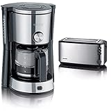 SEVERIN KA 4825 Type Switch Kaffeemaschine (Für gemahlenen Filterkaffee, 10 Tassen, Inkl. Glaskanne)…