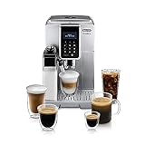 De'Longhi Dinamica ECAM 350.75.S Kaffeevollautomat mit LatteCrema Milchsystem, Cappuccino und Espresso…