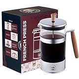 SPLIT OAK COFFEE ROASTERS French Press Kaffeebereiter 765 ml Edelstahl-Kaffeemaschine High Level Filter…