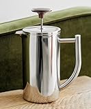 CAFE CONCETTO Aki Kaffeebereiter, hochwertig, isoliert, für 3 Tassen, 680 ml (Edelstahl, spiegelnde…