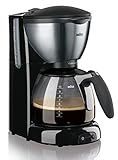 Braun Household CaféHouse PurAroma DeLuxe Kaffeemaschine KF 570/1 – Filterkaffeemaschine mit Glaskanne…