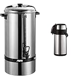 Saro Gastro Kaffeemaschine mit Rundfilter Modell Saromica 6015 Industriekaffeemaschine , Silber & axentia…