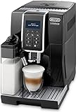 De'Longhi Dinamica ECAM 350.55.B Kaffeevollautomat mit LatteCrema Milchsystem, Cappuccino, Espresso…