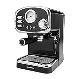 GASTROBACK 42615 Design Espressomaschine Basic, 1100 Watt, Schwenkbare Milchschaumdüse, professionelle…