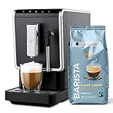 Tchibo Kaffeevollautomat Esperto Latte mit Milchaufschäumfunktion, inkl. 1kg Barista Caffè Crema für…