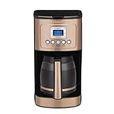 Cuisinart DCC-3200CP PerfecTemp Programmierbare Kaffeemaschine mit Glaskaraffe, Kunststoff, Kupfer