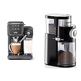 Breville VCF146X Prima Latte III Espressomaschine| 19 Bar italienische Pumpe & Milchaufschäumer | Grau…
