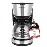 Emerio CME-122933, Filter Kaffeemaschine, 1.25l für bis zu 10 Tassen frischen Kaffee, herausnehmbarer…