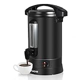 Fooikos Kaffee-Urne, 4,8 Liter, 40 Tassen, Premium 304 Edelstahl, Kaffeespender für schnelles Aufbrühen,…