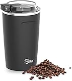 Kaffeemühle Elektrisch, 150W Tragbare Elektrische Kaffeebohnen und Gewürzmühle für Kaffee, Gewürze,…