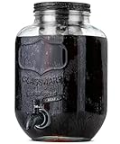 BTaT- Cold Brew Kaffeemaschine, 3,5 l, Schwarz, Einmachglas, Kaltbrüh-Kaffeemaschine, Cold Brew Mason…