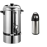 Saro 317-1000 Gastro Kaffeemaschine mit Rundfilter Modell Saromica 6005 Industriekaffeemaschine, Silber…