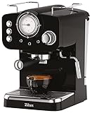Zilan Espressomaschine mit Milchaufschäumer | Siebträgermaschine | Cappuccinomaschine | Siebträger Kaffeemaschine…