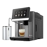 Acopino Kaffeevollautomat Kaffeemaschine Espressomaschine Barletta, großes Farbdisplay, mit Milchsystem…