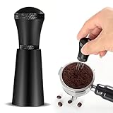 Les-Theresa Kaffeetuchpulvernadel Edelstahl-Nadel-Pulververteiler-Set mit Basis, Kaffeepulver-Aufbacken…