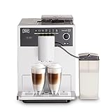 Melitta Caffeo CI - Kaffeevollautomat - mit Milchsystem - Zweikammer Bohnenbehälter - Direktwahltaste…